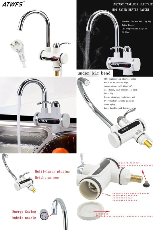 β‘ Intelligent Electric Faucet Water Heater π§ β Instant Hot Water with Temperature Display for Kitchen & Bathroom