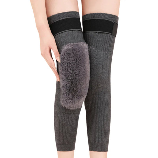 🌟 🔥 Cashmere Knee Warmers 🧦 – Winter Thermal Support for Cycling, Skiing, Running & Daily Comfort! ❄️💪