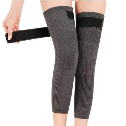 🌟 🔥 Cashmere Knee Warmers 🧦 – Winter Thermal Support for Cycling, Skiing, Running & Daily Comfort! ❄️💪