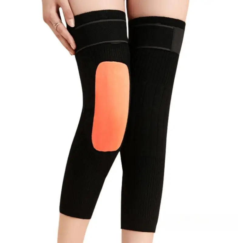 🌟 🔥 Cashmere Knee Warmers 🧦 – Winter Thermal Support for Cycling, Skiing, Running & Daily Comfort! ❄️💪