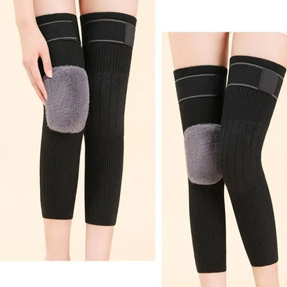 🌟 🔥 Cashmere Knee Warmers 🧦 – Winter Thermal Support for Cycling, Skiing, Running & Daily Comfort! ❄️💪