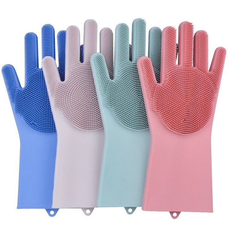 ✨ Magic Silicone Dishwashing Gloves 🧤 – Multipurpose Cleaning for Kitchen, Home & Pets! 🧽🐾