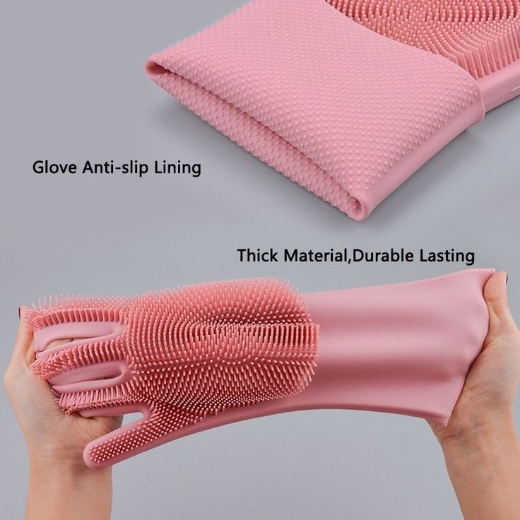 ✨ Magic Silicone Dishwashing Gloves 🧤 – Multipurpose Cleaning for Kitchen, Home & Pets! 🧽🐾