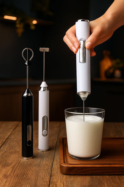 ☕🥚 2-in-1 Electric Coffee Beater & Egg Whisker – High-Quality Hand Mixer for Frothy Coffee & Fluffy Eggs! ⚡