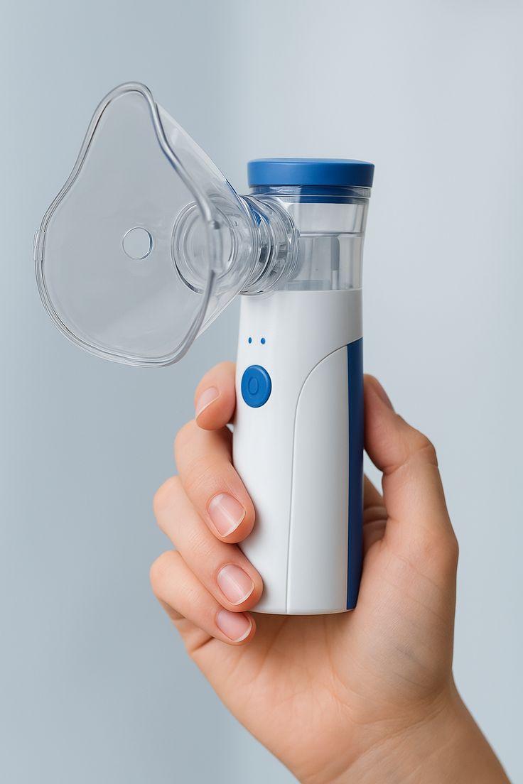 💨 Portable Mini Nebulizer – Silent, Efficient & Travel-Friendly Inhaler Machine for Adults & Kids 👶
