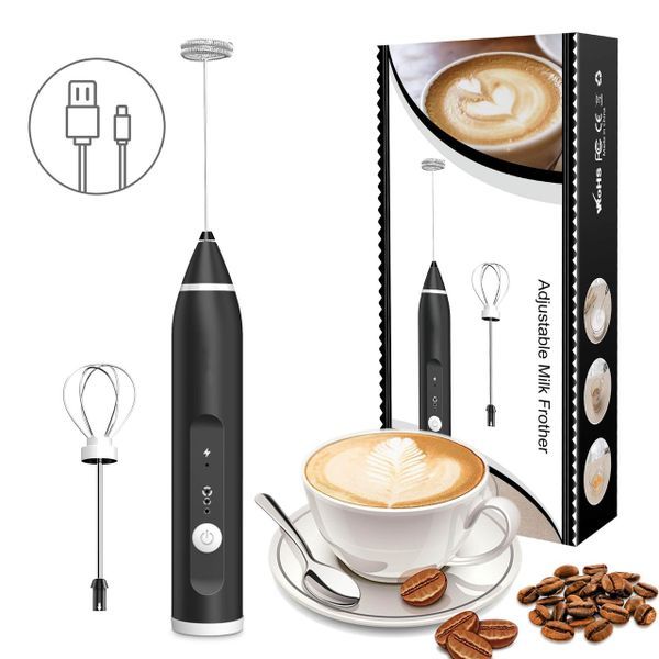 ☕🥚 2-in-1 Electric Coffee Beater & Egg Whisker – High-Quality Hand Mixer for Frothy Coffee & Fluffy Eggs! ⚡