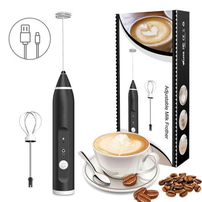 ☕🥚 2-in-1 Electric Coffee Beater & Egg Whisker – High-Quality Hand Mixer for Frothy Coffee & Fluffy Eggs! ⚡